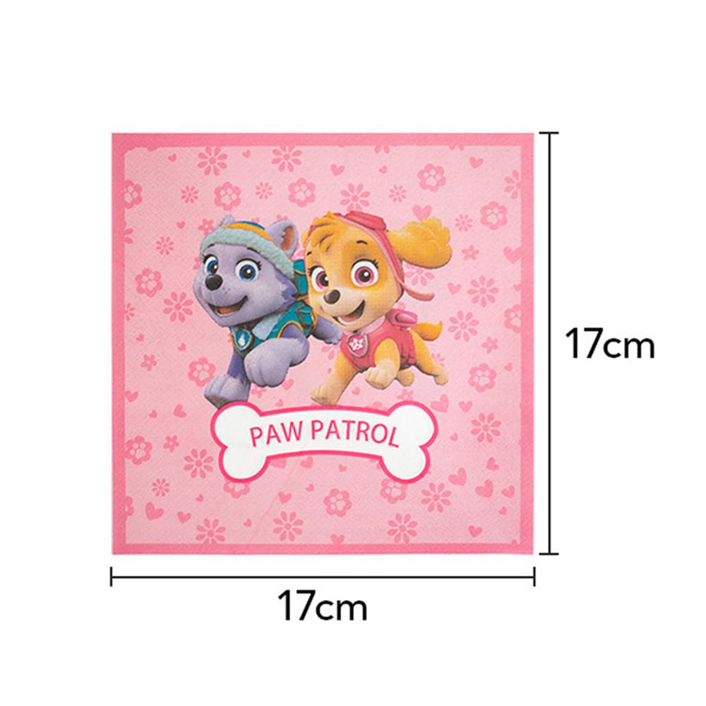 51pcs Paw Dog Patrol Tableware Set Includes Plates Napkins Cups Tablecloth