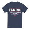 Ferris Bueller's Day Off Unisex Adult Ferris For President T-Shirt