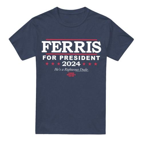 Ferris Bueller´s Day Off Unisex Adult Ferris For President T-Shirt