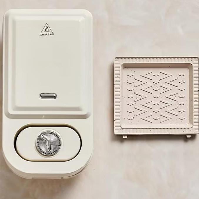 Compact Multi-functional Breakfast Sandwich & Waffle Maker