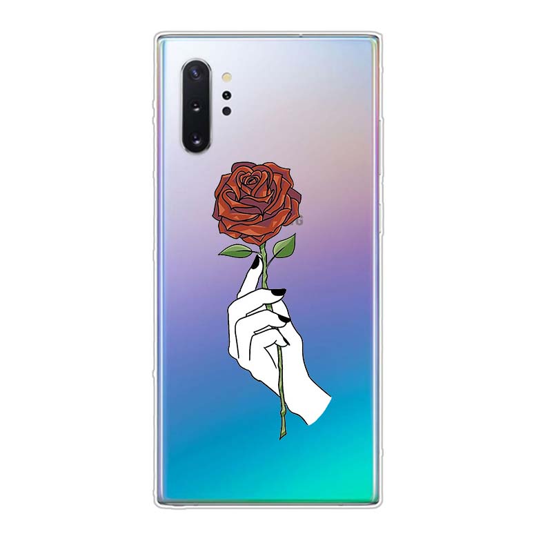 Чехол для телефона Love Yourself Flower Kpop для Samsung Galaxy Note 20 10 9 8 Plus Ultra Lite M31 M31S M10 M10S M20 M21 M30