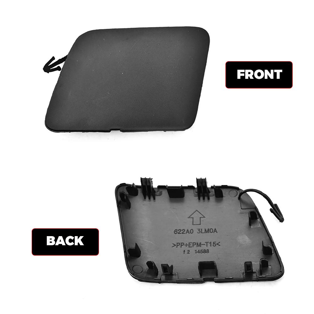 Для Nissan NV200 2013-2020 2025 Крышка заглушки буксировочного крюка переднего бампера 622A0-3LM0A Крышка прицепа переднего бампера Автоаксессуары