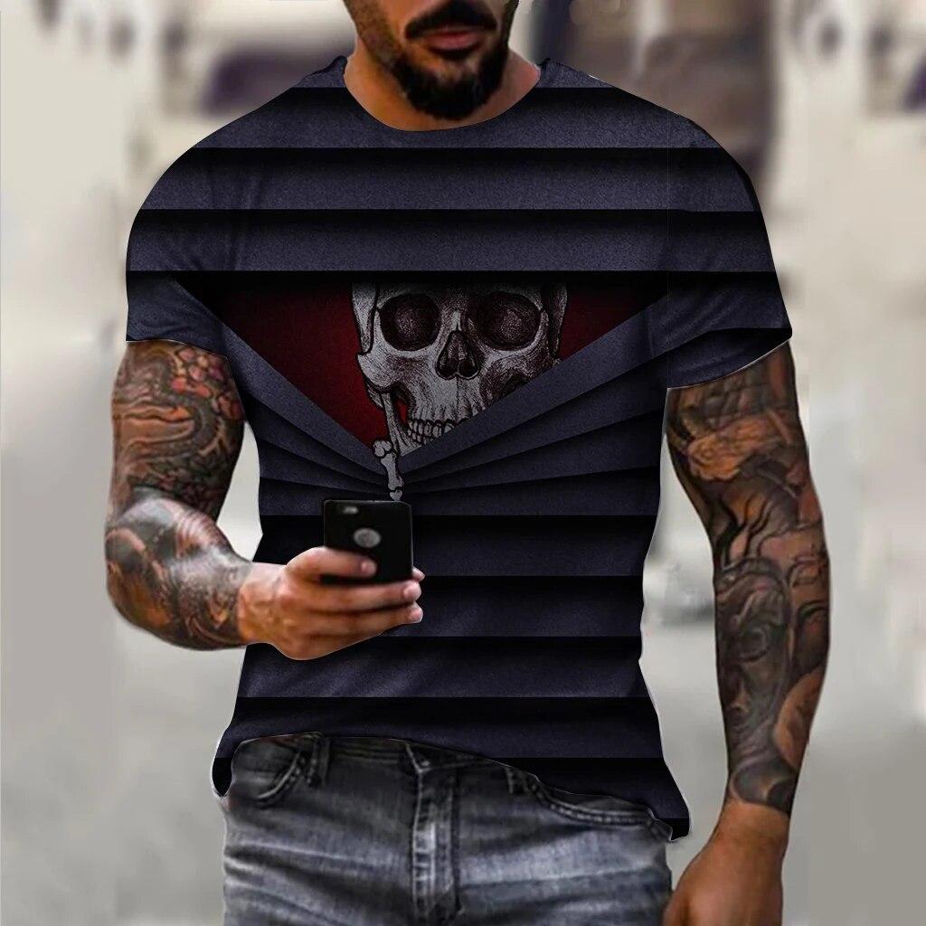 Европа и Америка, модные оригинальные футболки с рисунком тыквы на тему Хэллоуина для унисекс с круглым вырезом и принтом, праздничные мужские футболки