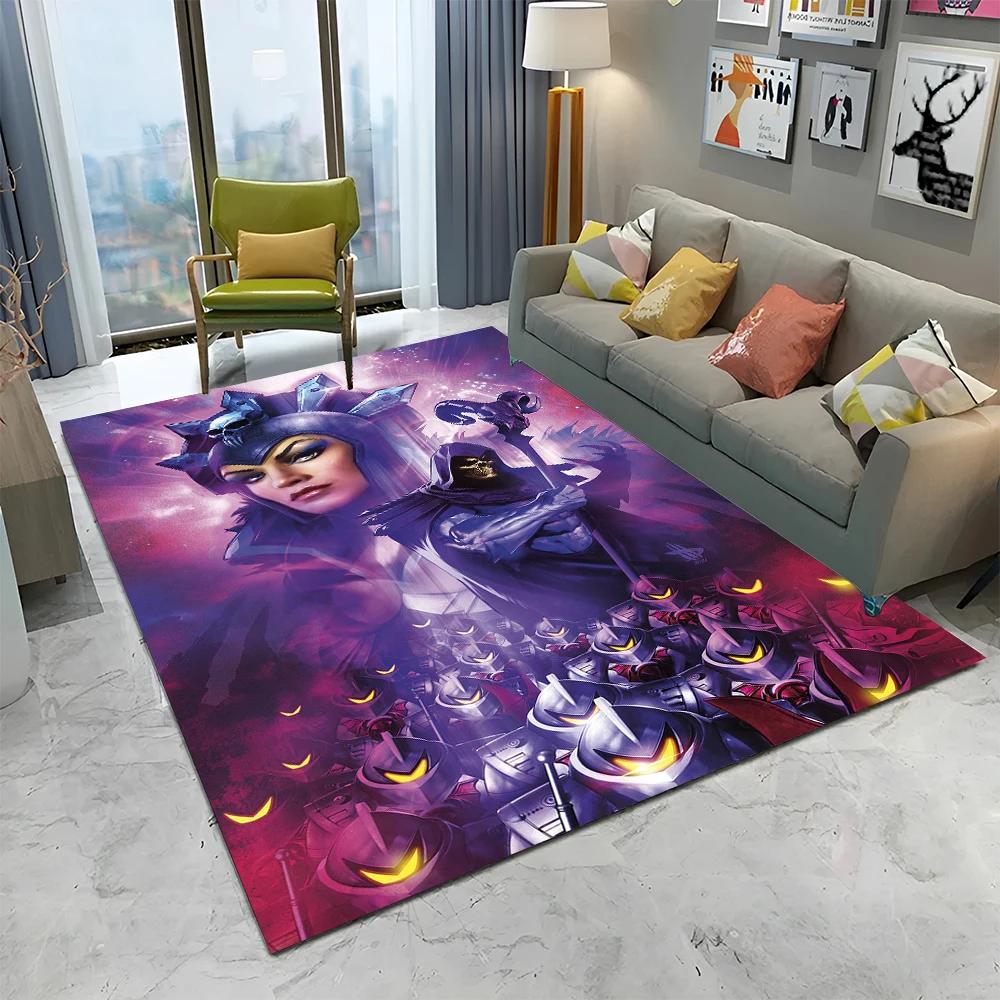 Ковер-циновка He Man Masters of The Universe для дома, гостиной, спальни, дивана, придверный коврик, декор, коврик для игровой зоны для детей, нескользящий коврик для пола