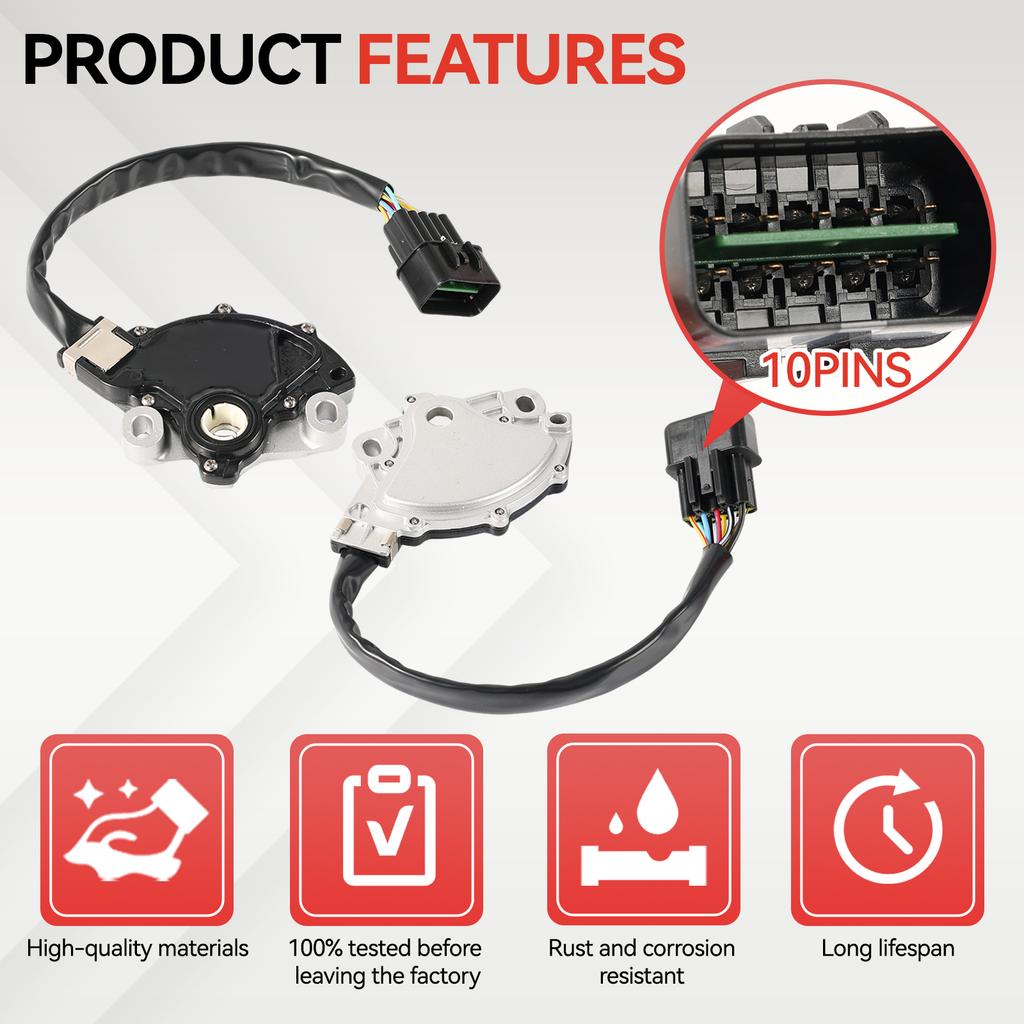 Electronic Neutral Safety Switch A/T Case Inhibitor Switch For Mitsubishi Pajero V73 V75 V77 1998-06 MR263257 8604A015 8604A053