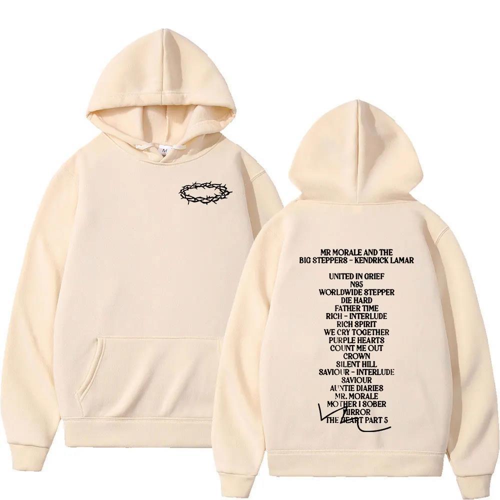Kendrick Lamar Hoodie Mr. Morale and The Big Casual Hoodie New Vintage Pullovers LooseClothes Sweatshirts for Men