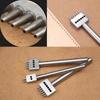 4/5/6/8mm Spacing Punch Tool for Leather Hole Punches Tool Lacing Stitching Sewing DIY Leather Craft Tools