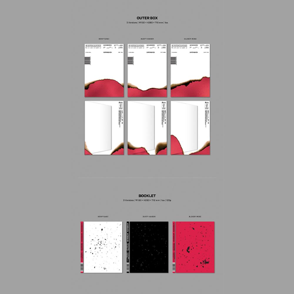 LE SSERAFIM 1-й студийный альбом [UNFORGIVEN] вкл.. Weverse ПОБ