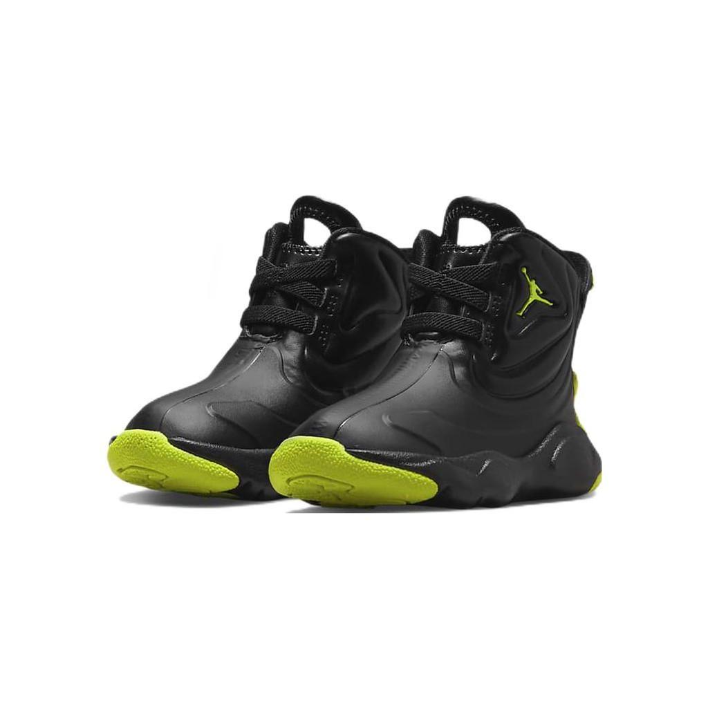 Резиновые сапоги Air Jordan Drip 23 TD Черный Атомно-зеленый Детские кроссовки CT5799-001