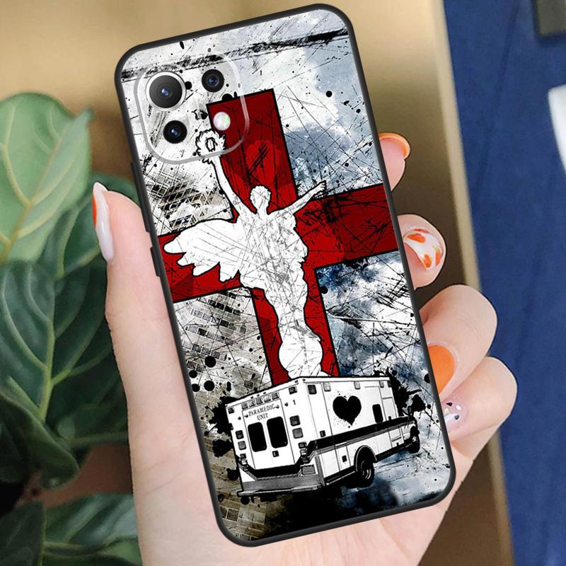 Кейс-аптечка скорой помощи EMT EMS для Xiaomi 15 14 Ultra 13T 14T 15T Pro 17 Pro Max POCO X7 X5 X6 F5 F6 F7 F8 Pro Чехол