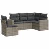 VidaXL Garden Lounge Set with Cushions 5 Pcs, Sofas with Adjustable Feet, Outdoor Furniture Set Patio Terrace, 3251307