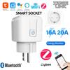 Умная вилка EU WiFi Zigbee розетка 16A/20A Tuya монитор мощности управление приложением Smart Life удаленный таймер голосовое управление Alexa Google Home