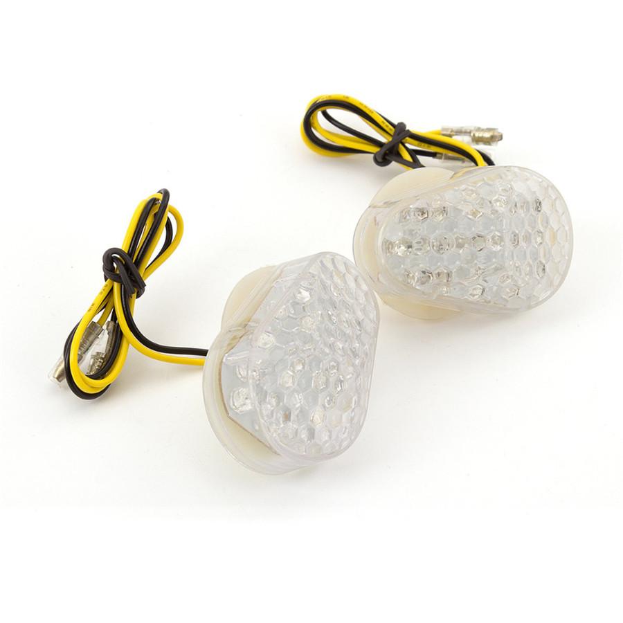 12V Motorcycle Turn Signal Indicators Light Turning Lamp For Kawasaki ZRX1200 ZX9R Z750 ZX7R