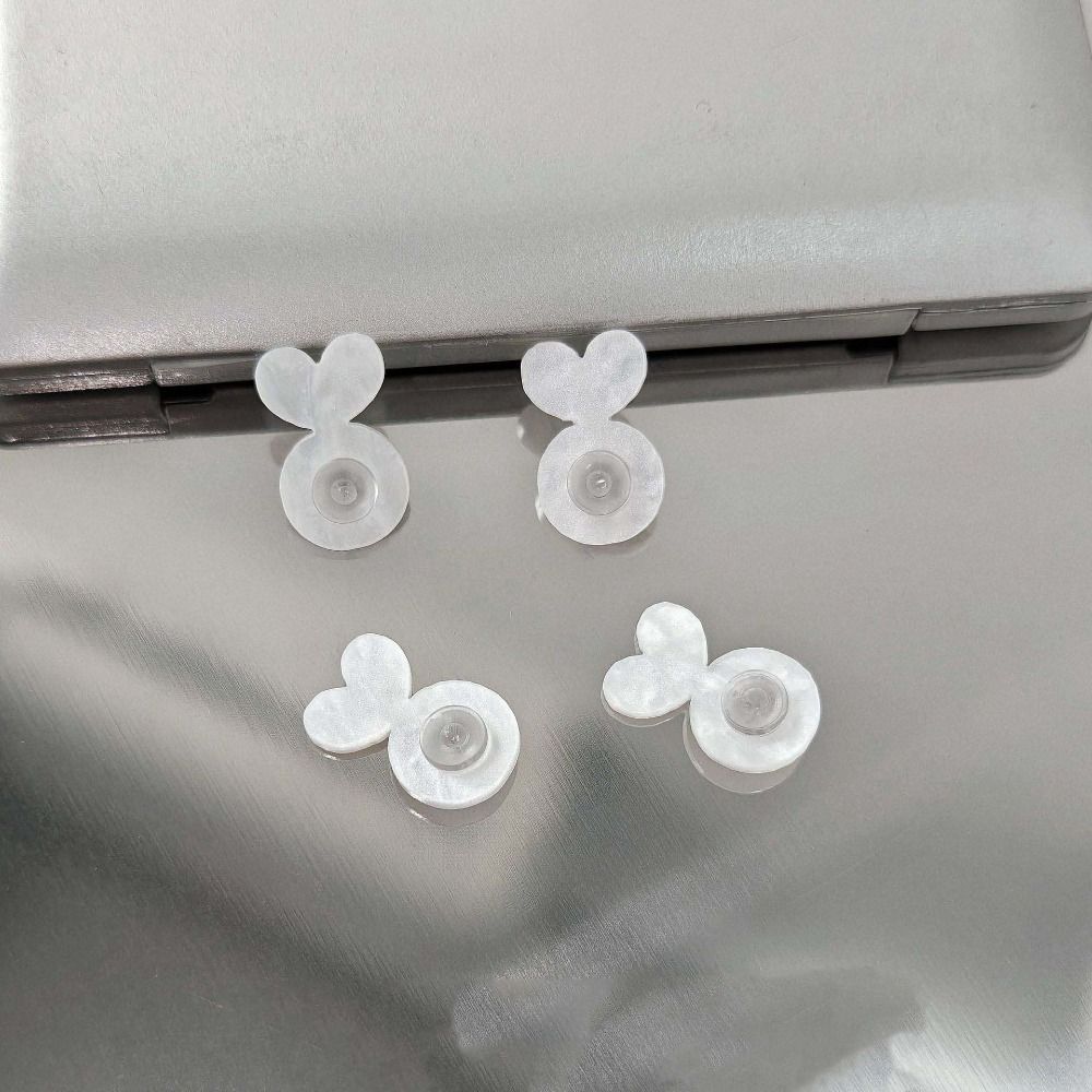 60-80 шт. Поддерживающие серьги-лифтеры в форме сердца, Заглушки для ушей в форме кролика, Блокирующие колпачки, Поддержка серег