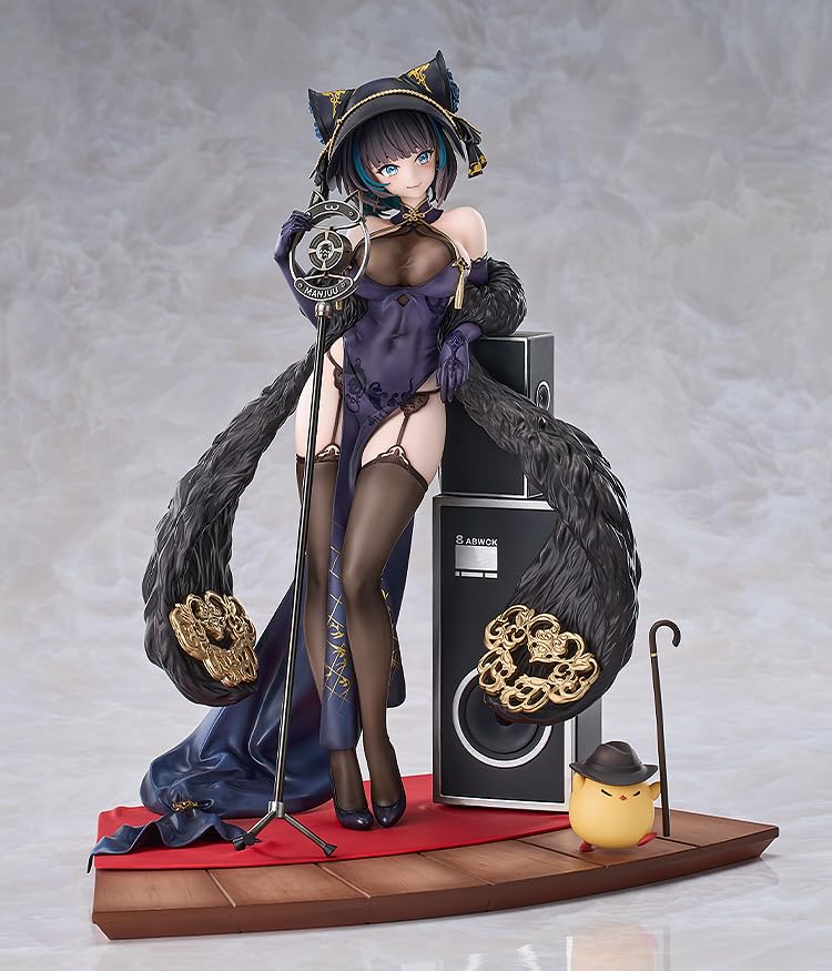 Azur Lane Чешир Музыкальный Кейт Сид Масштаб 1/7 Пластиковая Окрашенная Готовая Фигурка