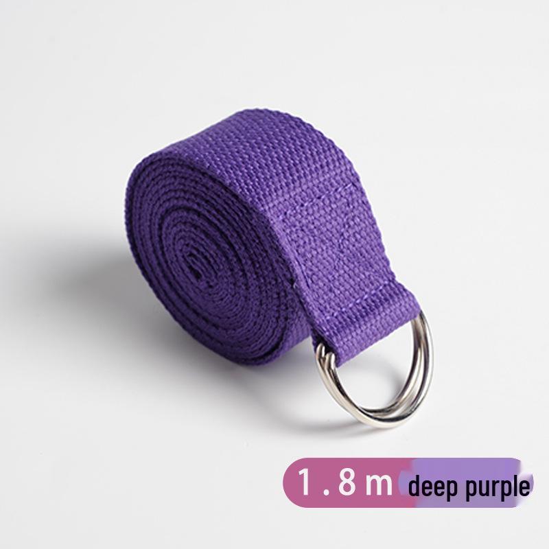 Ремень для растяжки для йоги - Износостойкий, Удлиненная длина 183 см для гибкости и поддержки