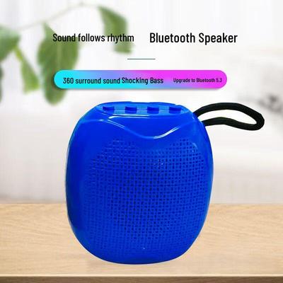 Портативная Bluetooth-колонка S18: Высококачественный звук, Большой громкость, Для использования на улице, Сабвуфер, Длительное время работы от аккумулятора.