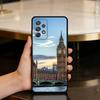 L-Лондон B-Большой B-Бен Мягкий Силиконовый Черный Чехол для Телефона Для Samsung Galaxy A73,A72,A71,A70,A53,A52,A51