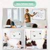 Magnetic Whiteboard with Aluminum Frame, 90 X 60 cm, with Markers, Eraser and Magnets