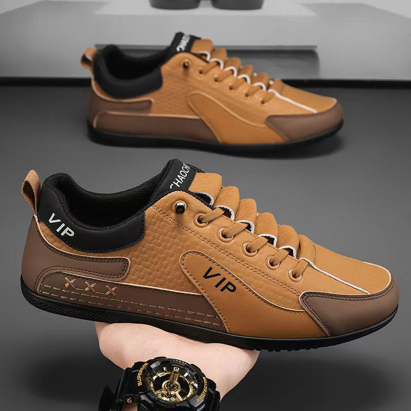 New autumn soft-soled shoes light shoes casual leather shoes youth sports running