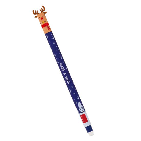 Набор стираемых ручек Рождественская тематика Ручка Санта Олень Эльф Дизайн Ручки для плавного письма Канцелярские принадлежности для студентов учителей