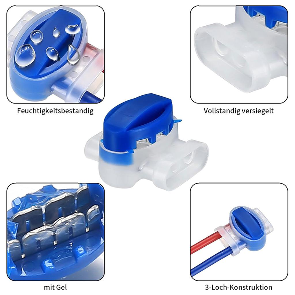 Прочный Т-образный соединительный комплект Соединитель для газонокосилки Простая установка Набор для соединения проводов Пластиковый материал для газонокосилки