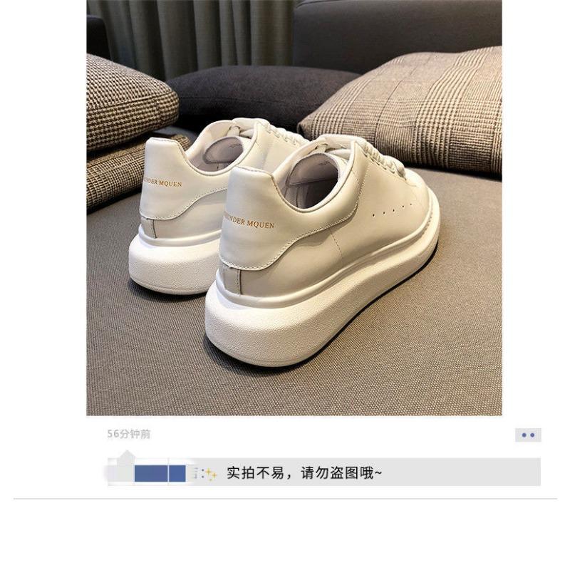 Women Thick Sole White Sneakers Casual Platform Height Increasing Fashion Shoes