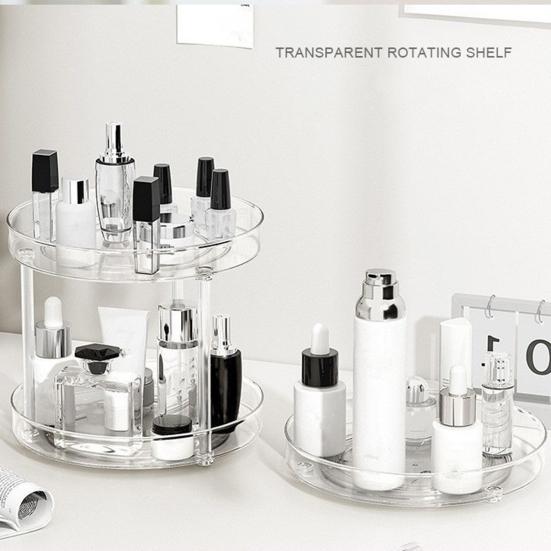 Вращающийся на 360 градусов лоток для хранения 1/2/3 слоя Lazy Susan Organizer Кухонный шкаф для кладовой Прилавок Держатель для специй Косметическая поворотная стойка