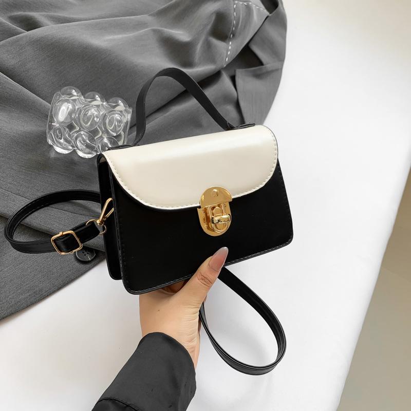 Small Fresh and Simple Small Bag Summer New Fashion Small Square Bag Fashionable Retro Crossbody Bag Shoulder Bag Women