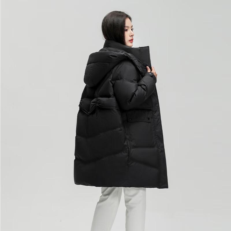 Xue Zhong Fei Women's Long Slim-Fit Winter Down Jacket