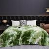Tie-Dye Casual Blanket Milk Velvet Blanket Fleece Sofa Throw Nap Blanket