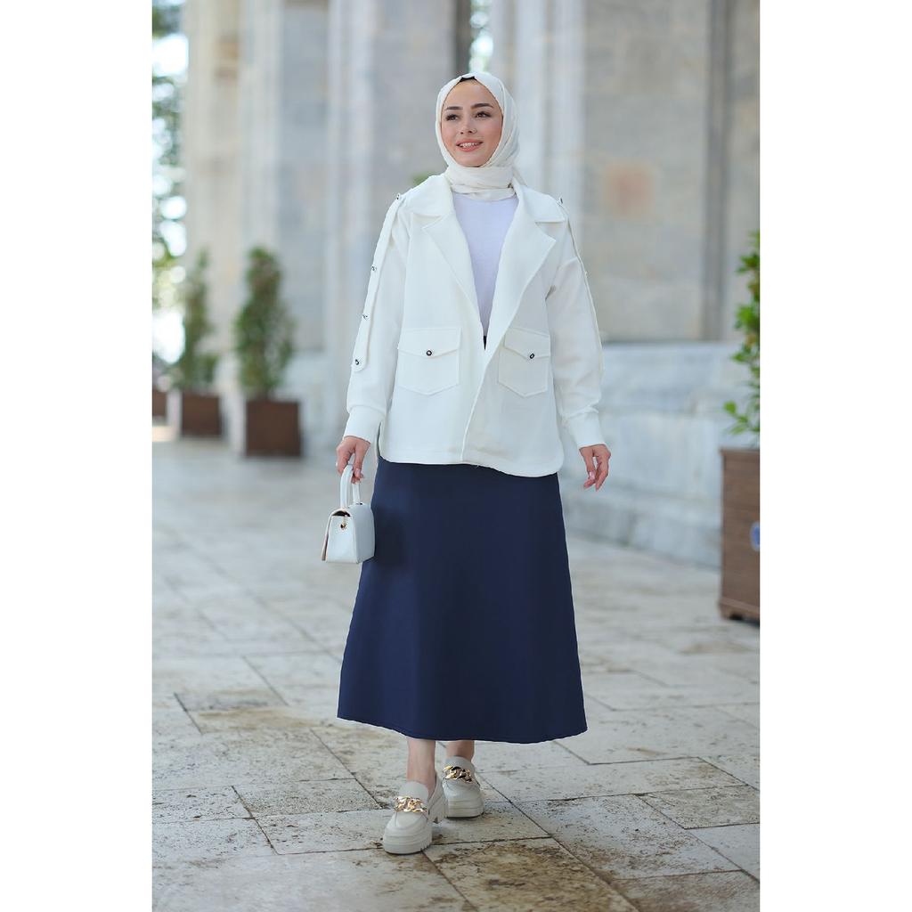 Юбка-дайв с эластичной резинкой на талии, черная