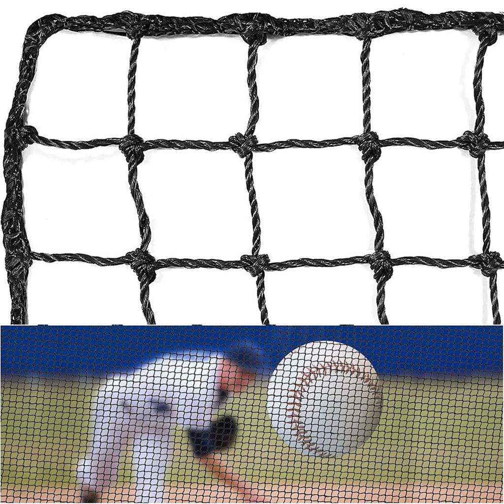 Baseball Softball Backstop Nets Field Enclosure Practice Net Sports Netting Barrier for Basketball Soccer Hockey