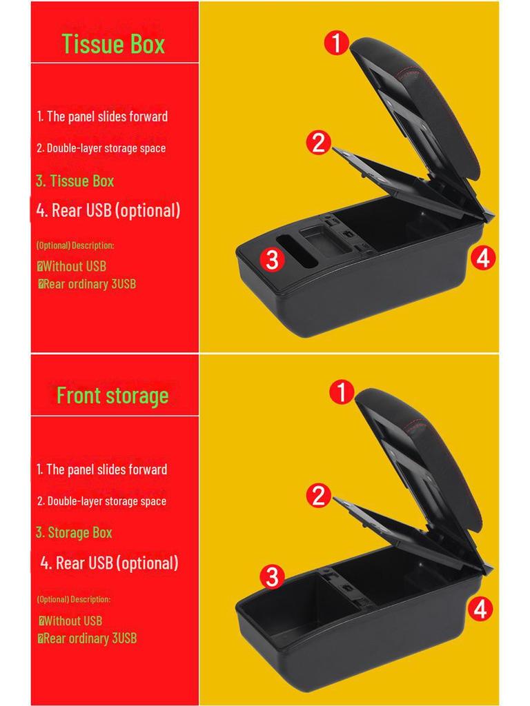 Малайзия VIVA Cross-Border Подлокотник Ящик для хранения Модификация Аксессуары