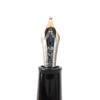 Excellent MONTBLANC fountain pen Meisterstck pix 145 classic Black gold 14K mens Used