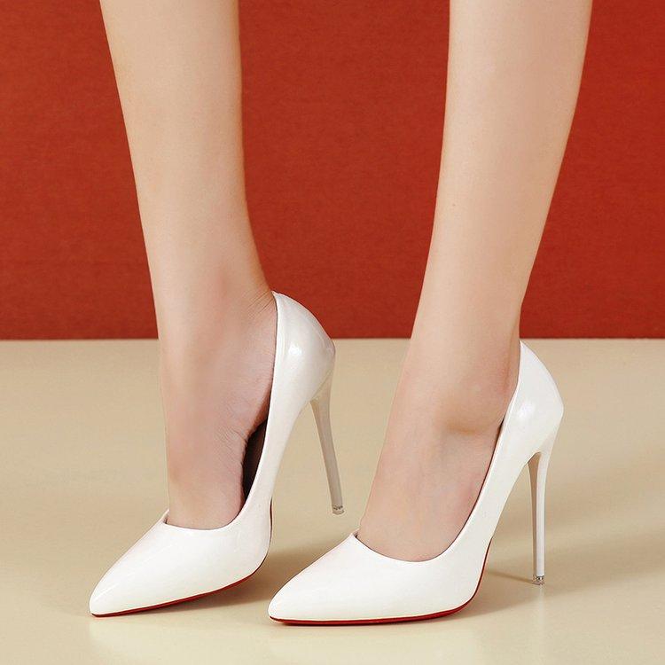 Fashion High Heels 35-45 Plus Size Women Shoes 12cm Thin Stiletto Banquet Wedding Shoes Sexy Pointed Toe Ladies Party Shoes