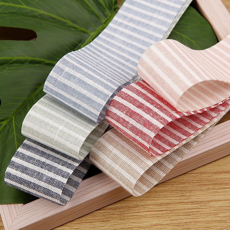 High Quality Striped Ribbon butterfly Clip Raw Material Gift Wrap Ribbon Headdress Decoration