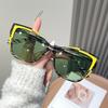 Women's Personality Fashion Sunglasses Ultra Light Cat Eyes Versatile Travel Beach UV Resistant Street Photography Glasses
