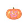 Citrouille Halloween lumineuse 17 cm - Orange