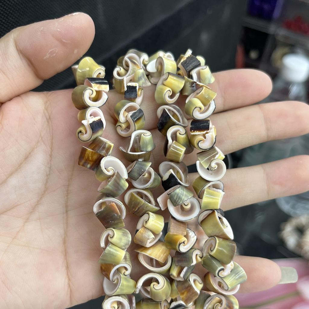 Bead Assortments Irregular Shell Beads Natural Freshwater Shell Isolation Beads 8-12mm For Jewelry Making DIY Necklace Bracelet Earrings Accessory