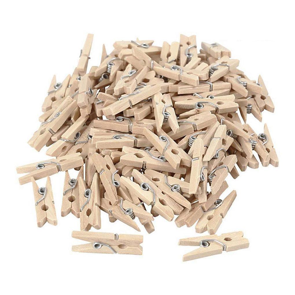Набор деревянных зажимов - Удобный для и прищепки для фото и украшения Деревянные прищепки Деревянные зажимы Мода