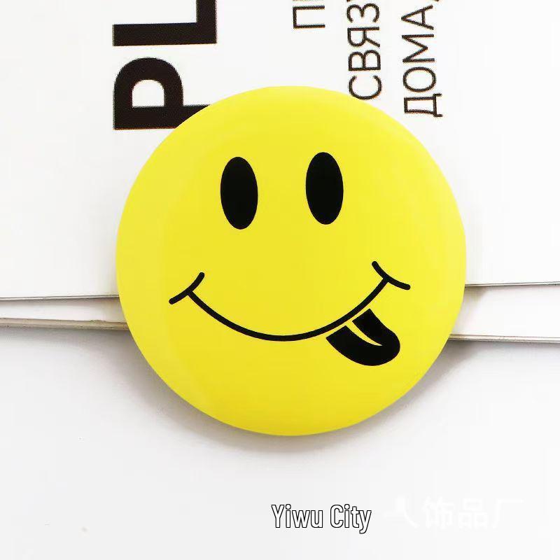 Многоцветный значок с улыбающимся лицом: Брошь-булавка для персонала отеля и детей