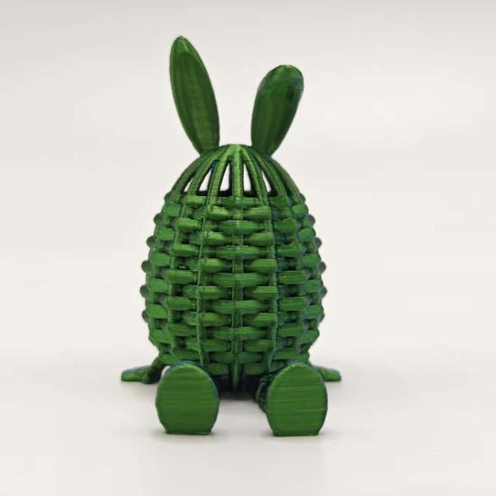 3D-печатные пасхальные яйца, гибкие, подвижные, яйцо-кролик, наполнители для пасхальной корзины, для вечеринок, декор для дома, офиса, стола