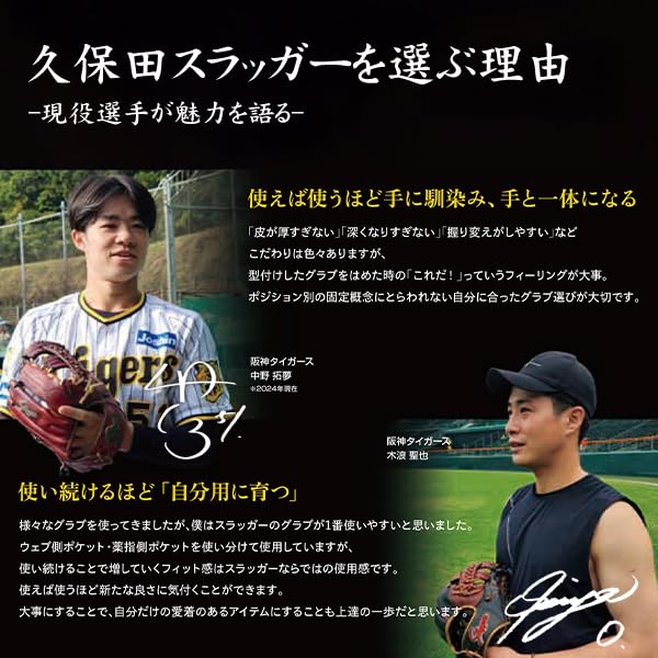 Kubota Slugger Soft Baseball KS Orange KSN-L7 Glove, All-Position, Right-Handed Throw,