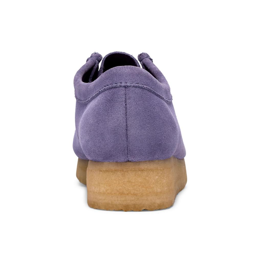 Clarks Originals Wallabee Ретро Повседневная обувь Женские кроссовки Фиолетовый 261865424