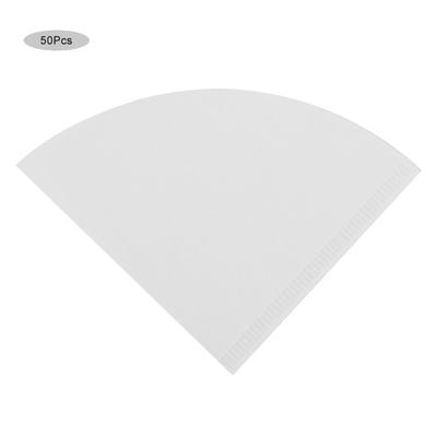 50 шт. конусообразный фильтр для кофейного порошка, сменные фильтры для кофейных чашек