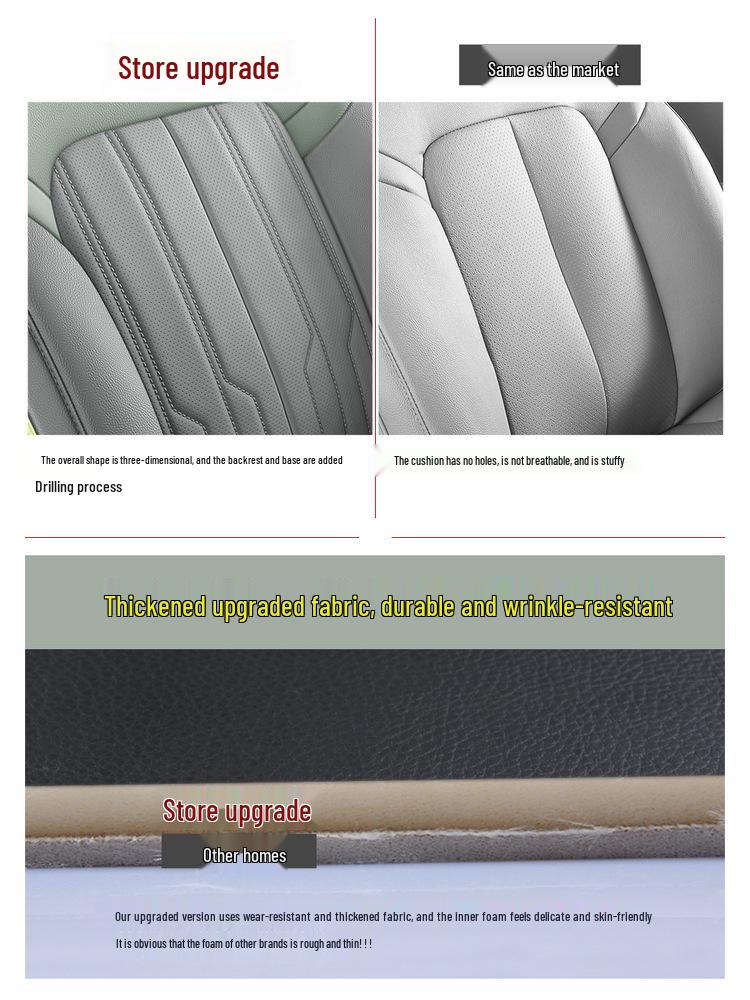 Beijing BJ40 Leather Car Seat Cushion - All-Season Model for Specific Cars