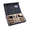24pcs Stainless Steel Cutlery Set With Gift Box Set for Friends Family Wedding Utensils Dinnerware Set