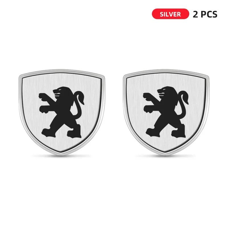 2026 Hot Car Sticker New 3D Aluminum Emblem Car Decoration Body Stickers Decals For Peugeot 308 408 508 RCZ 208 3008 2008 206 20