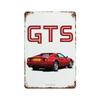 Vintage Car Decoration 80s GTI Sports Classic Car Metal Tin Sign Plaque Garage Man Cave Living Room Home Wall Art 8x12 Inch